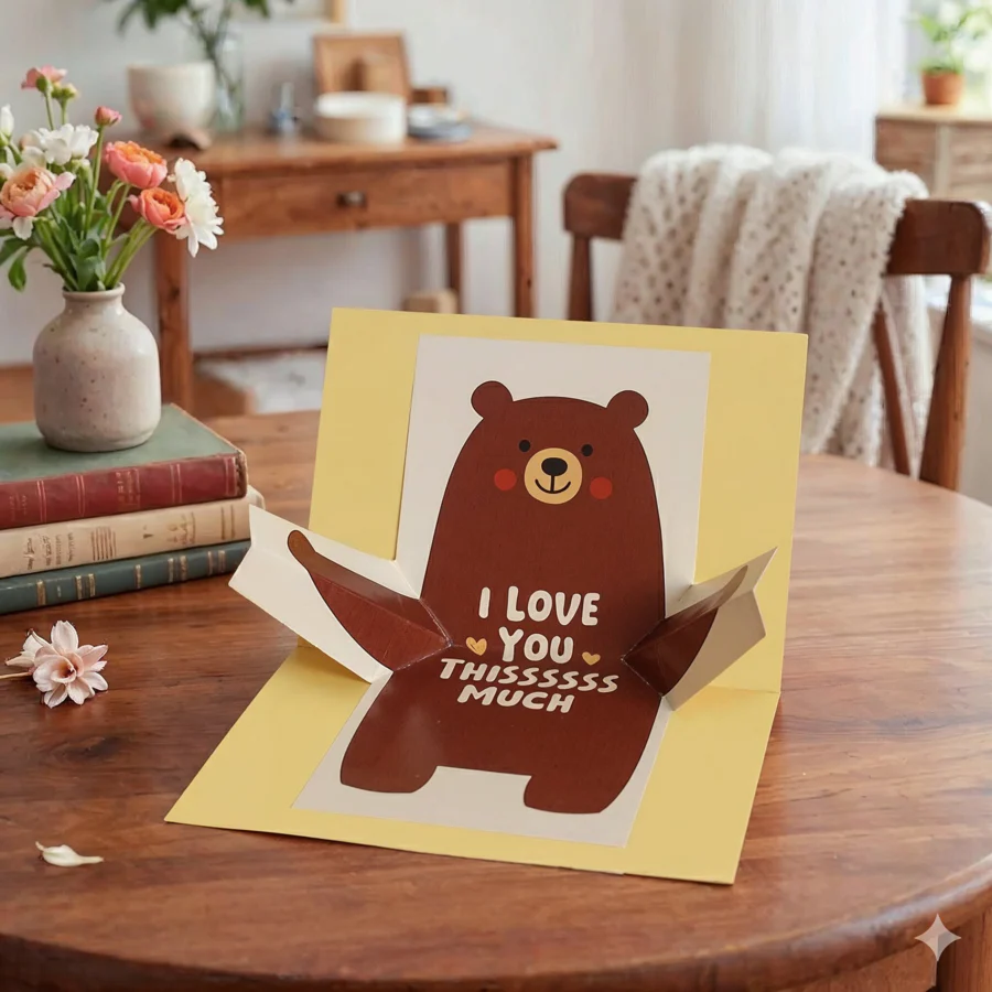 3D Mom Hug Card - Image 4