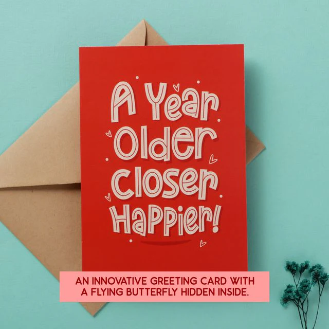 Anniversary Butterfly card - Image 7
