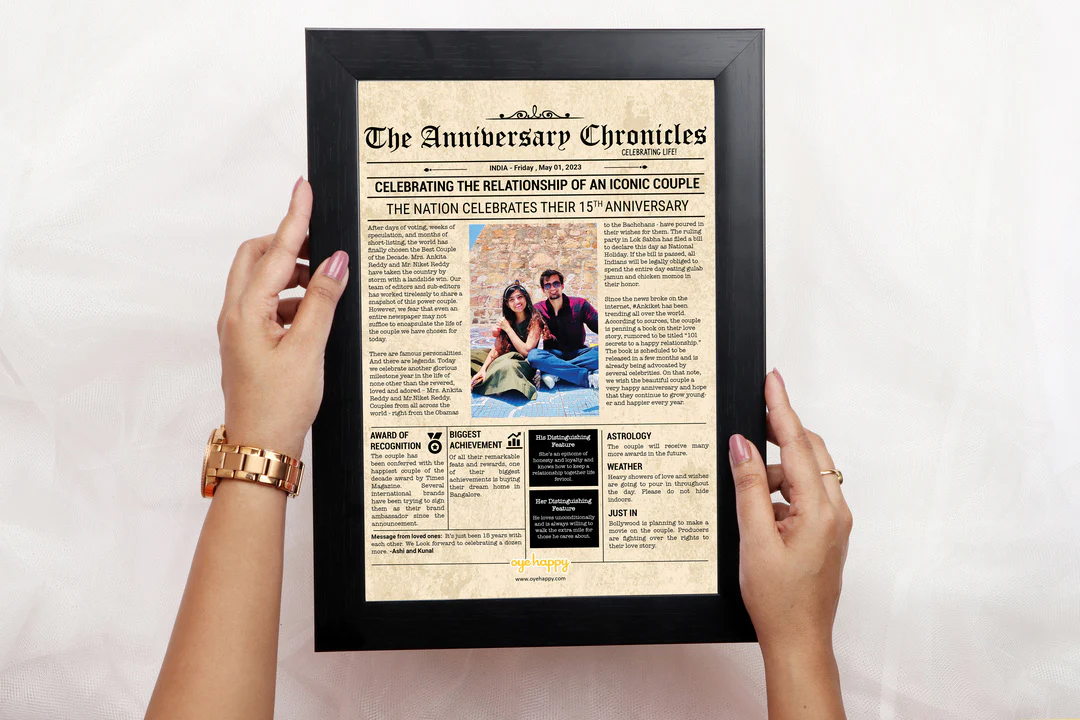 Anniversary Chronicles (with acrylic glass)