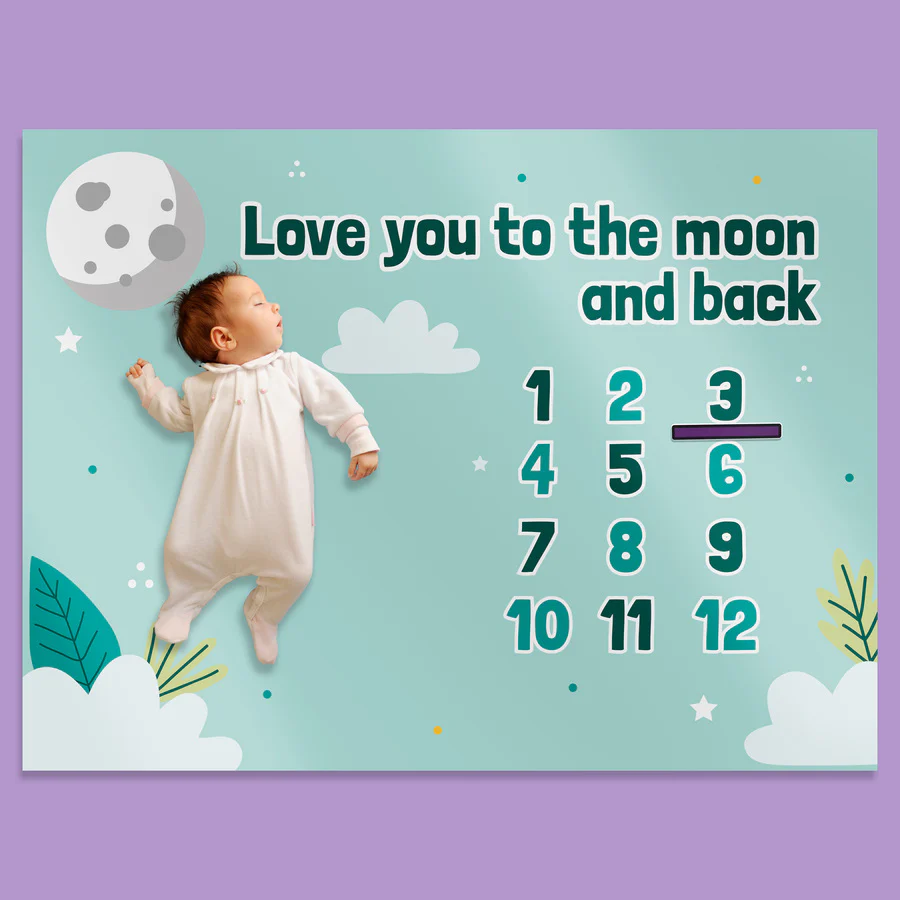 Baby Blanket Moon