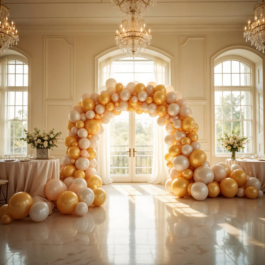 Balloons - Golden & Silver - Image 3