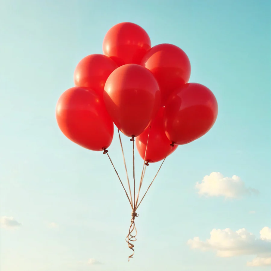 Balloons - Red
