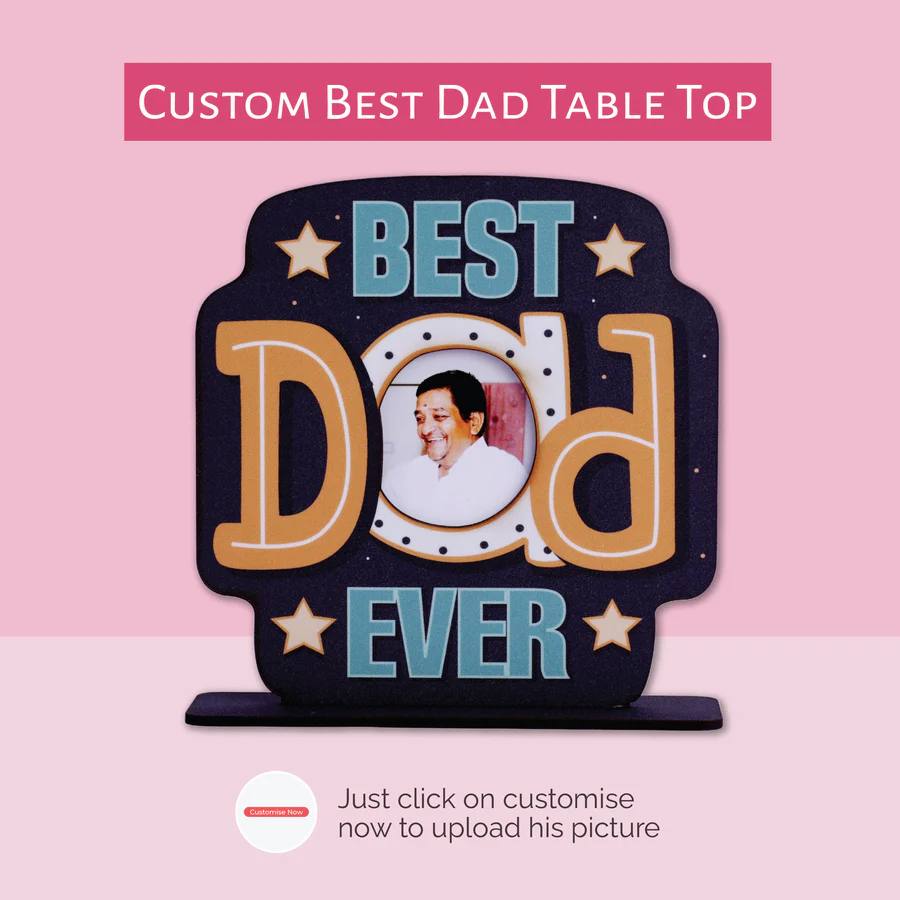Best Dad Ever Custom Tabletop - Image 2