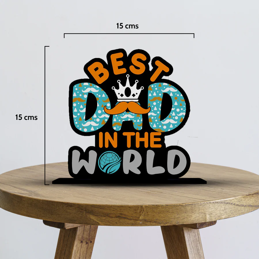 Best Dad in the World Table Top - Image 5