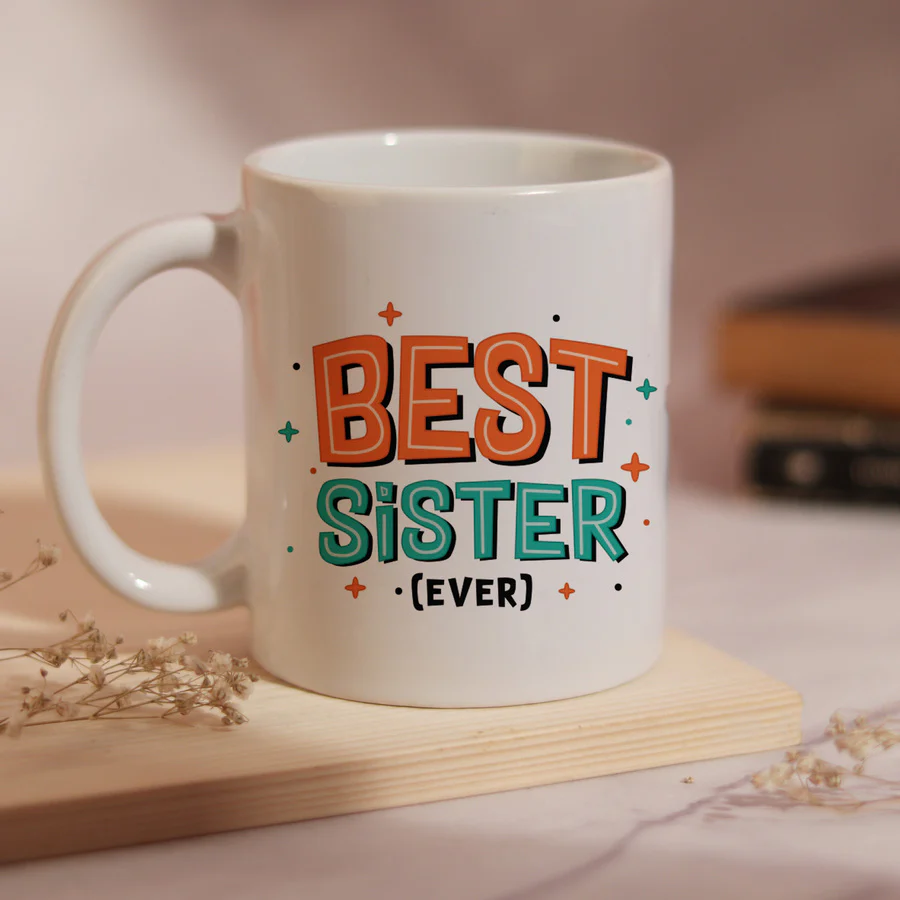 Best Sister Ever Mug - Image 4