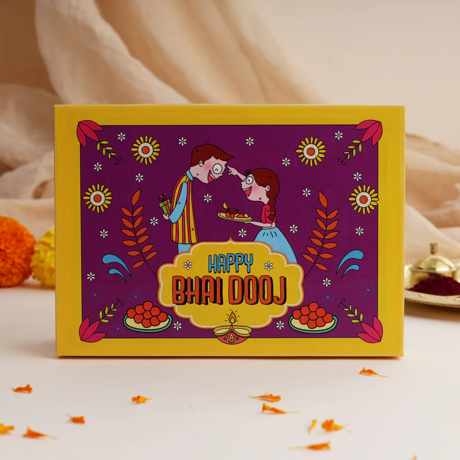 Bhai Dooj Flower Shower Hamper - Image 10