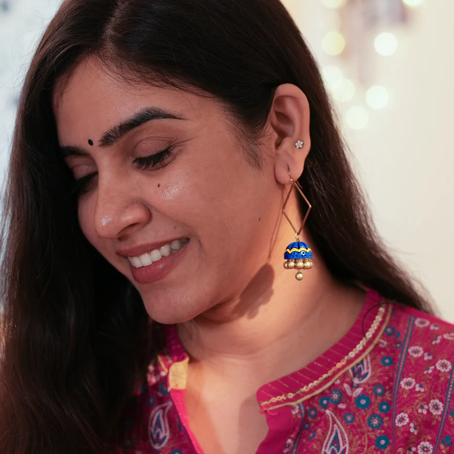 Bhaiya-Bhabhi Rakhi-Blue (Set of 5) - Image 4