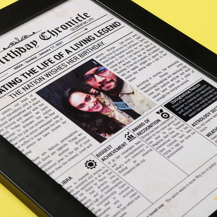 Birthday Chronicle Frame - Image 4