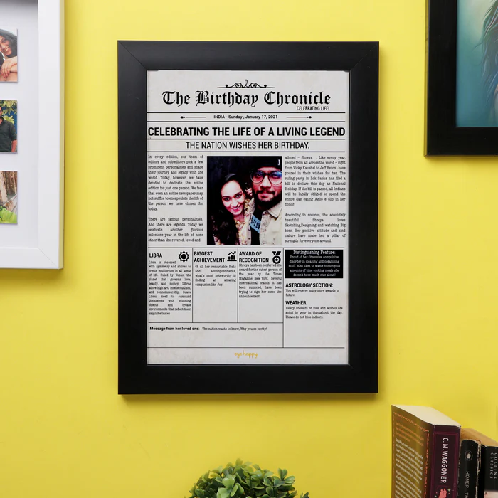 Birthday Chronicle Frame - Image 5