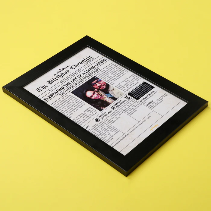 Birthday Chronicle Frame (with acrylic glass) - Image 3