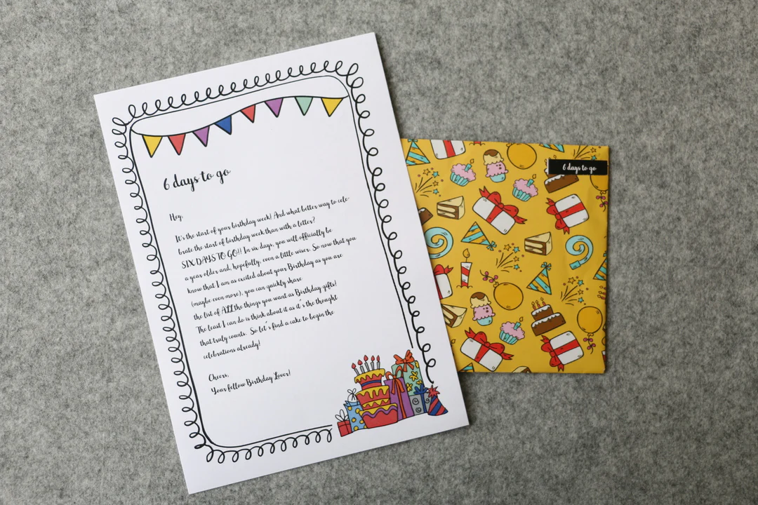 Birthday Countdown Letters - Image 5