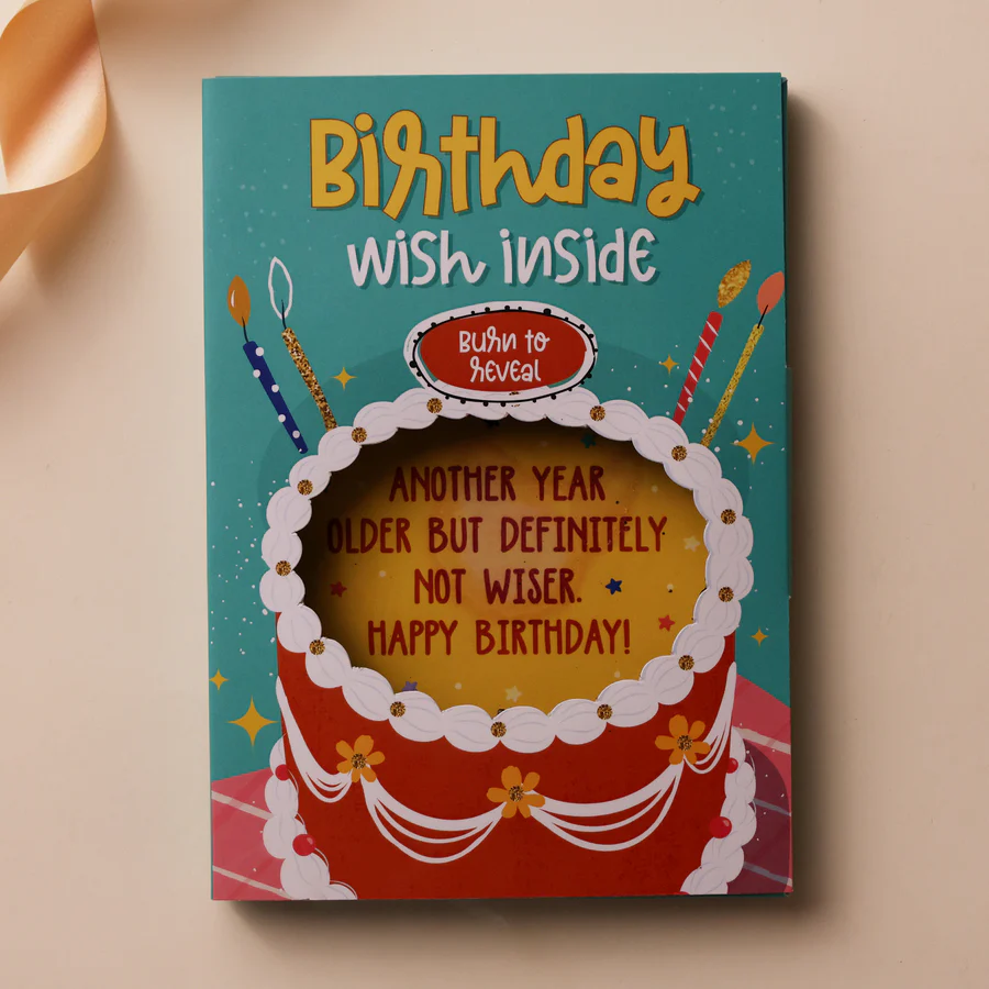 Birthday Hidden Message Fire Card - Image 5