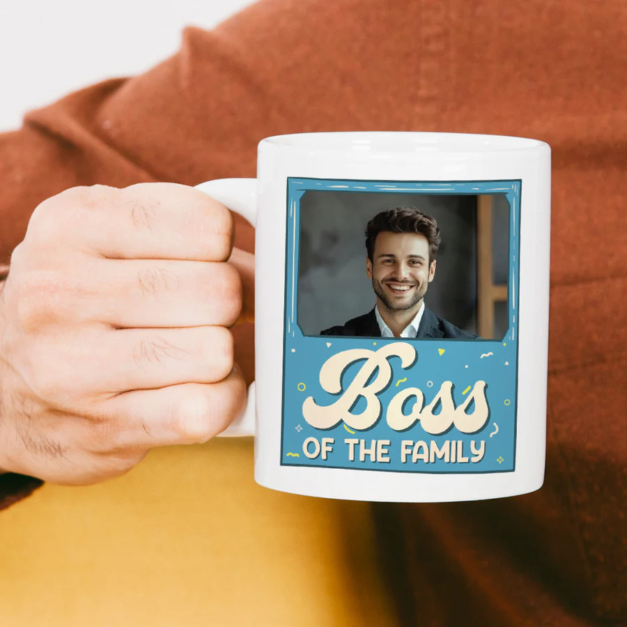 Boss of the Family Mug - Image 4