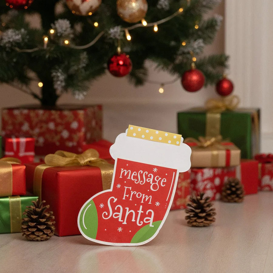 Christmas Sock Card - Image 2