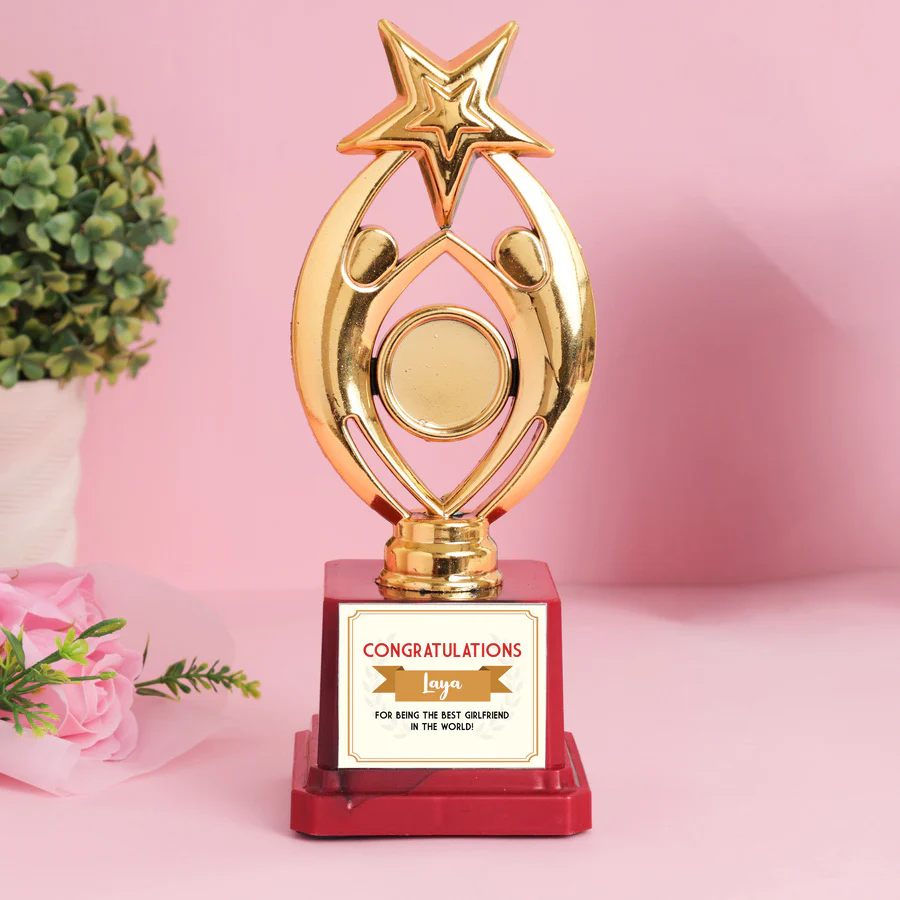 Congrats Winner Trophy- Best Girlfriend