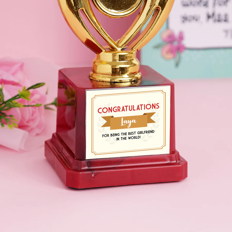 Congrats Winner Trophy- Best Girlfriend - Image 2