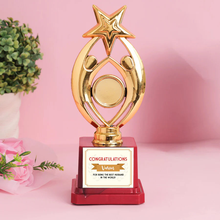 Congrats Winner Trophy- Best Husband