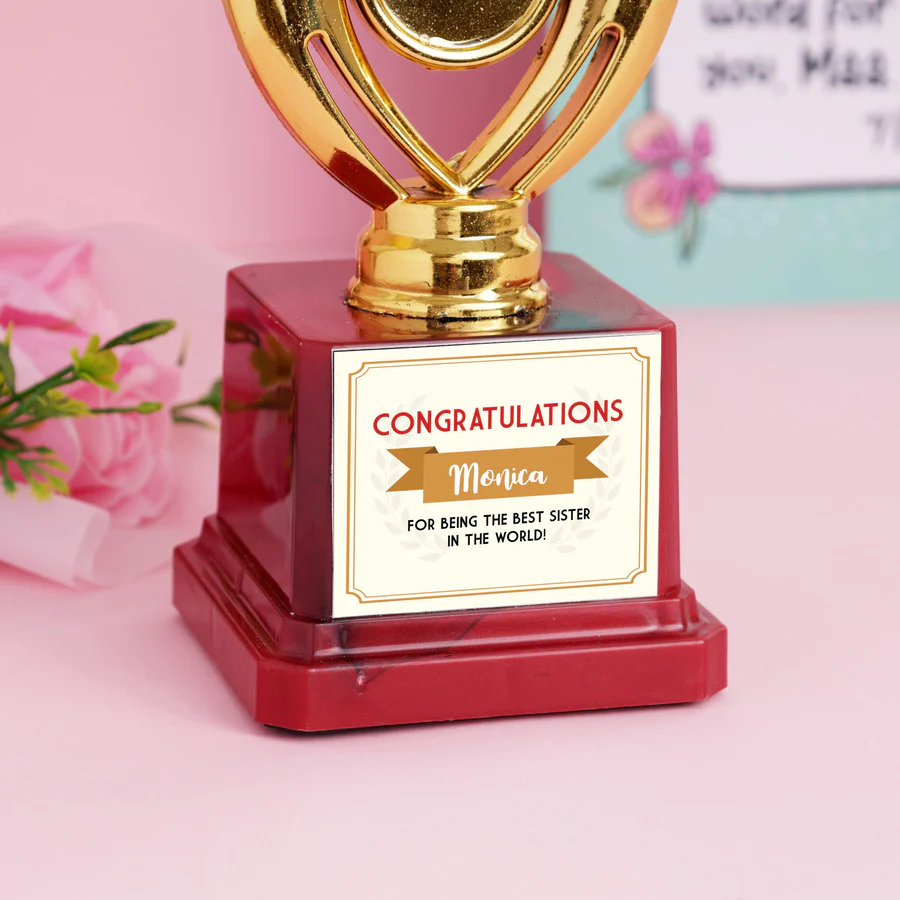 Congrats Winner Trophy- Best Sister - Image 2