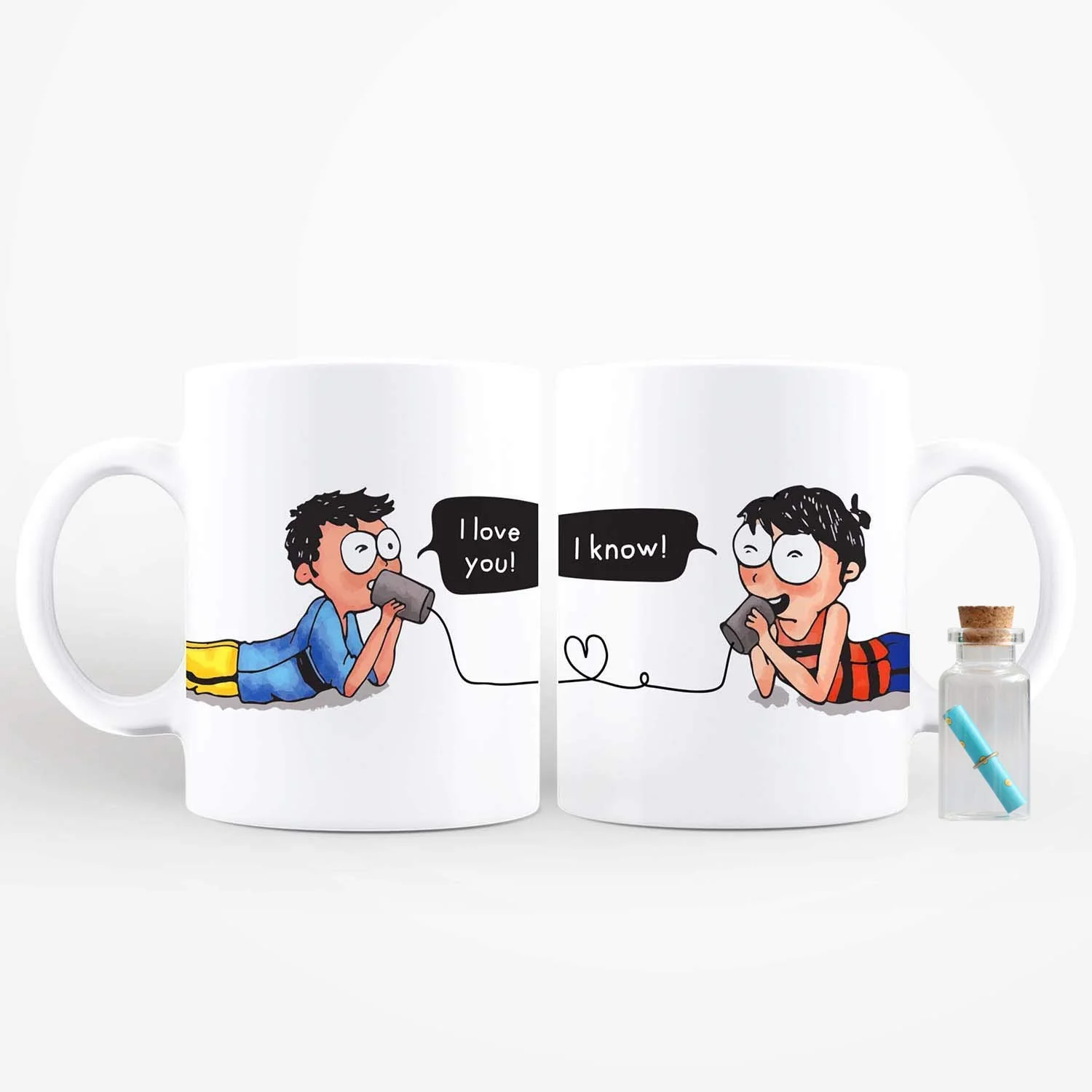 Couple Mugs - Linking Style