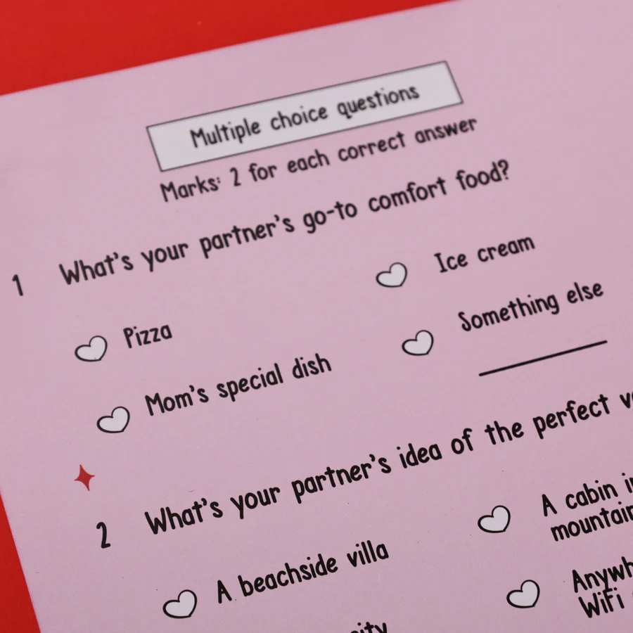 Couples Quiz Card - Image 4