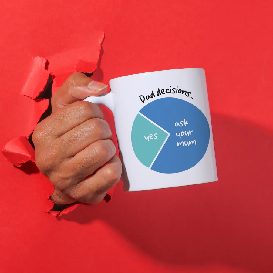 Dad Decisions Mug - Image 3