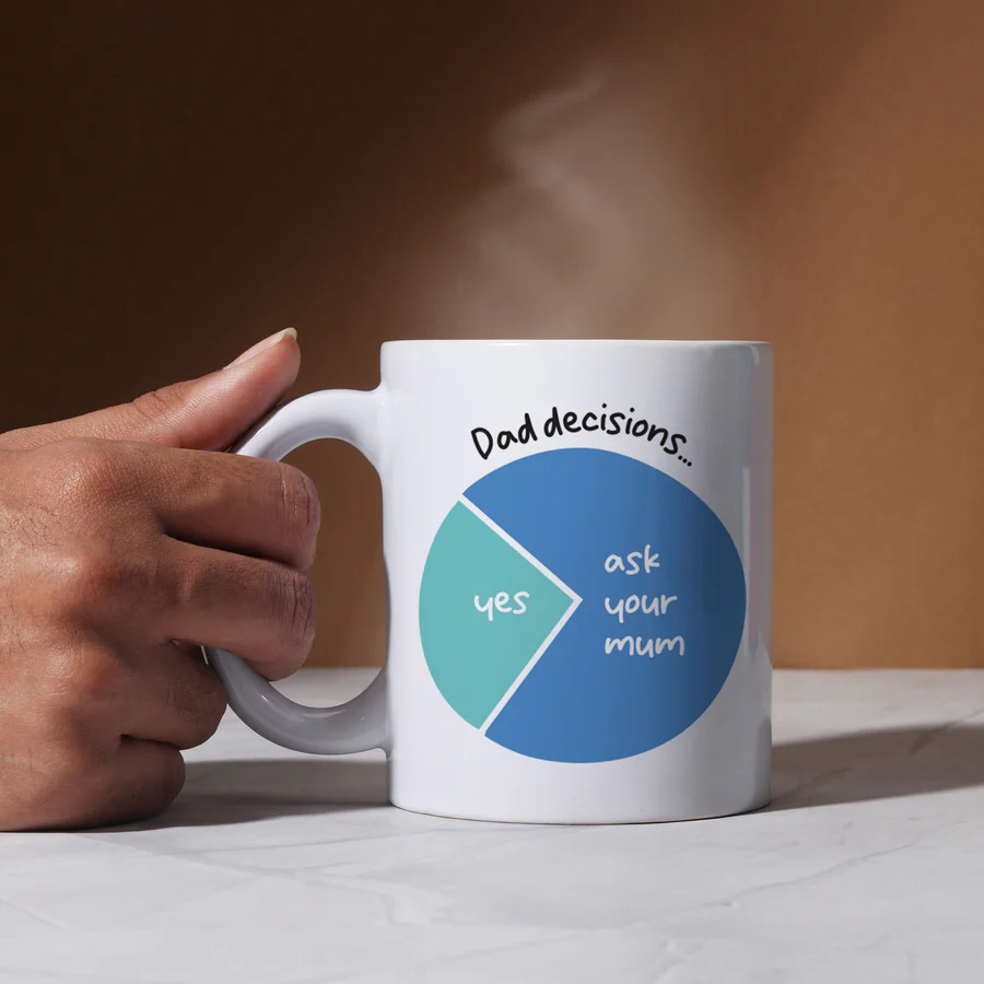 Dad Decisions Mug - Image 4