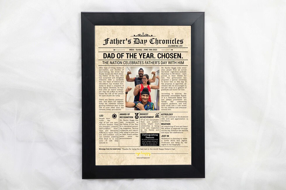 Father's Day Chronicles Frame - Image 3