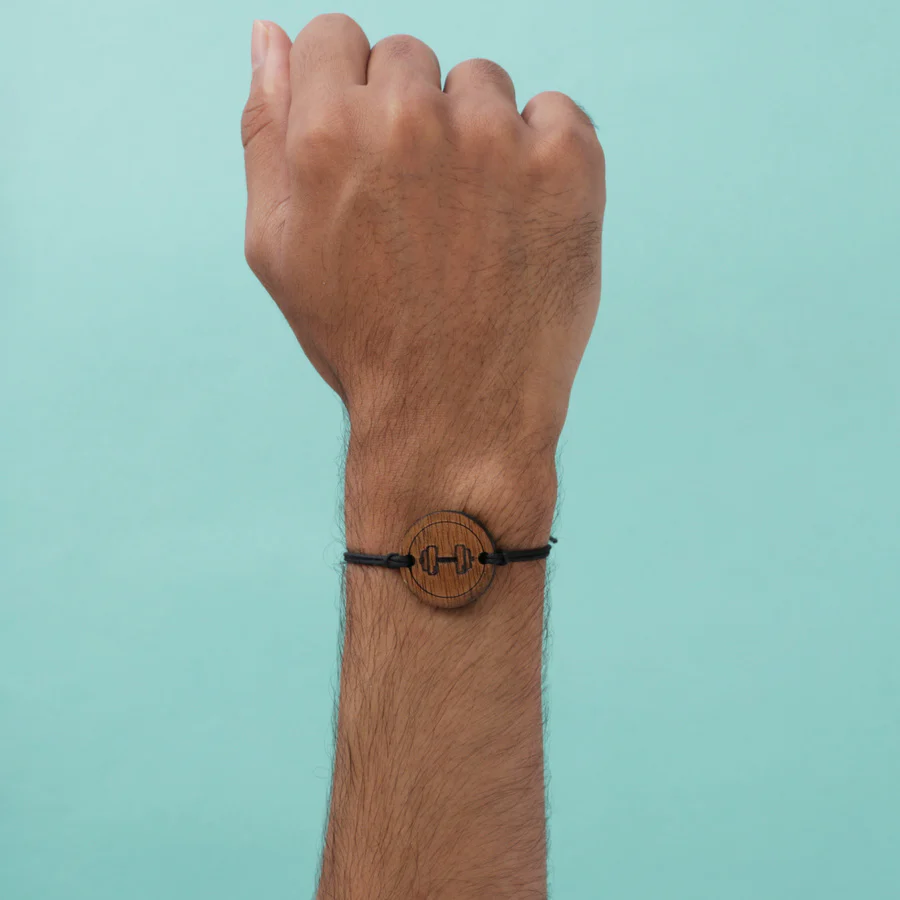 Fitness Wooden Rakhi - Image 3