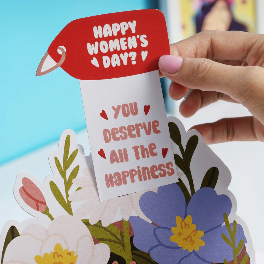 Flower Card with Hidden Message - Image 2