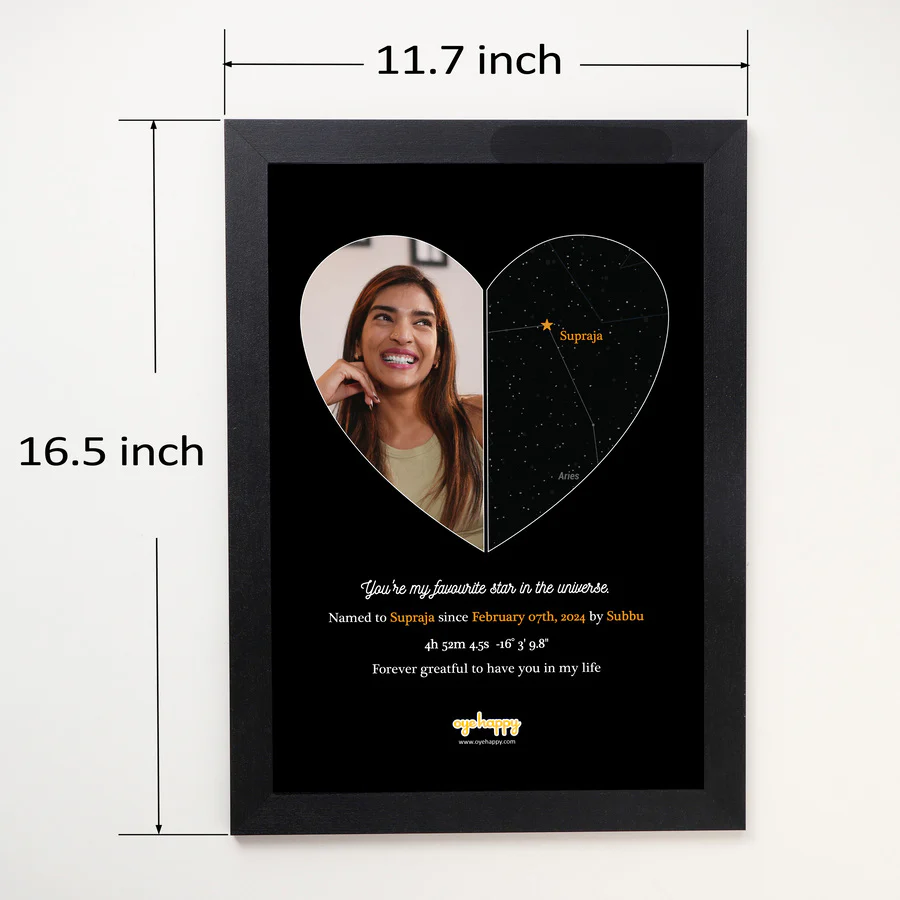 Star - Custom Photo Edition-  - A3 (With Acrylic Glass) - Image 6