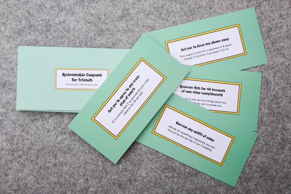Friends Redeemable Coupons - Image 2