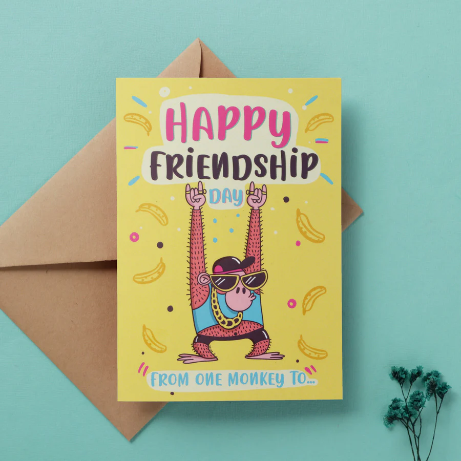 Friendship Monkey Card - Image 4