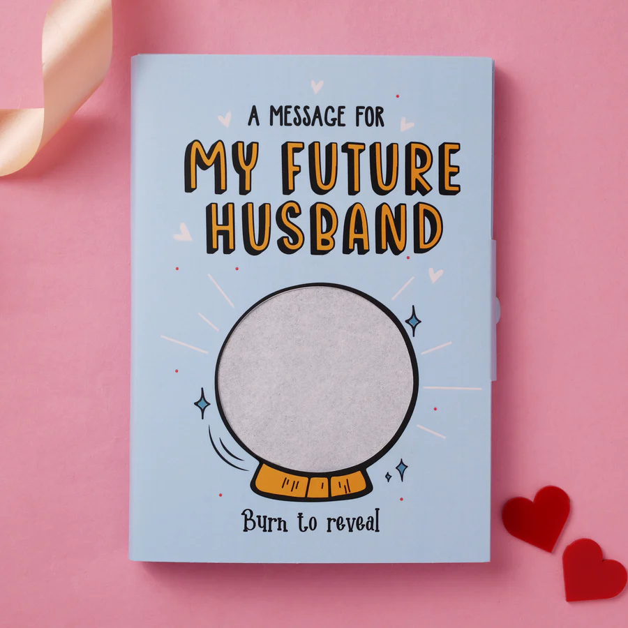 Future Husband Hidden Message Fire Card - Image 5