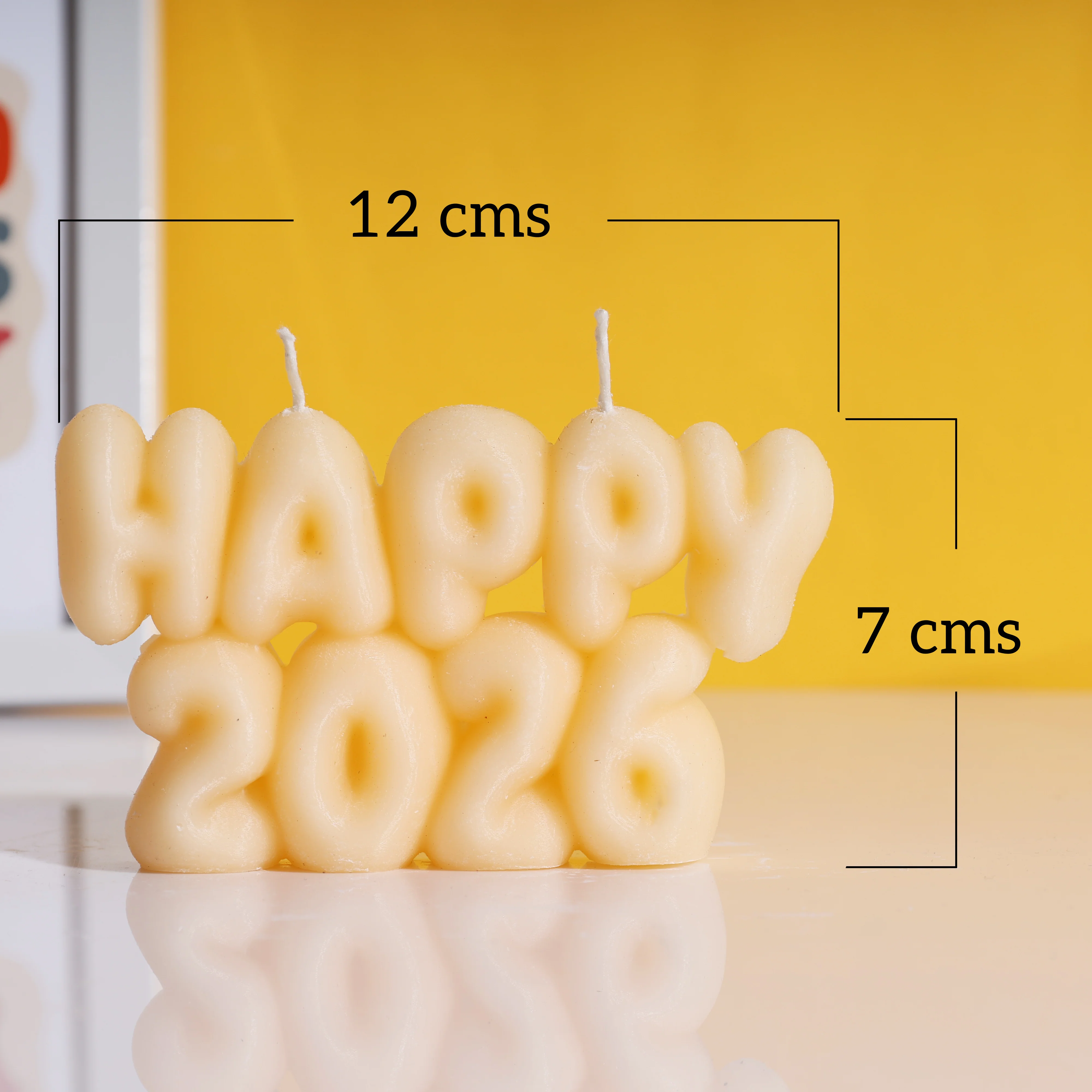 Happy 2026 Candle - Image 4