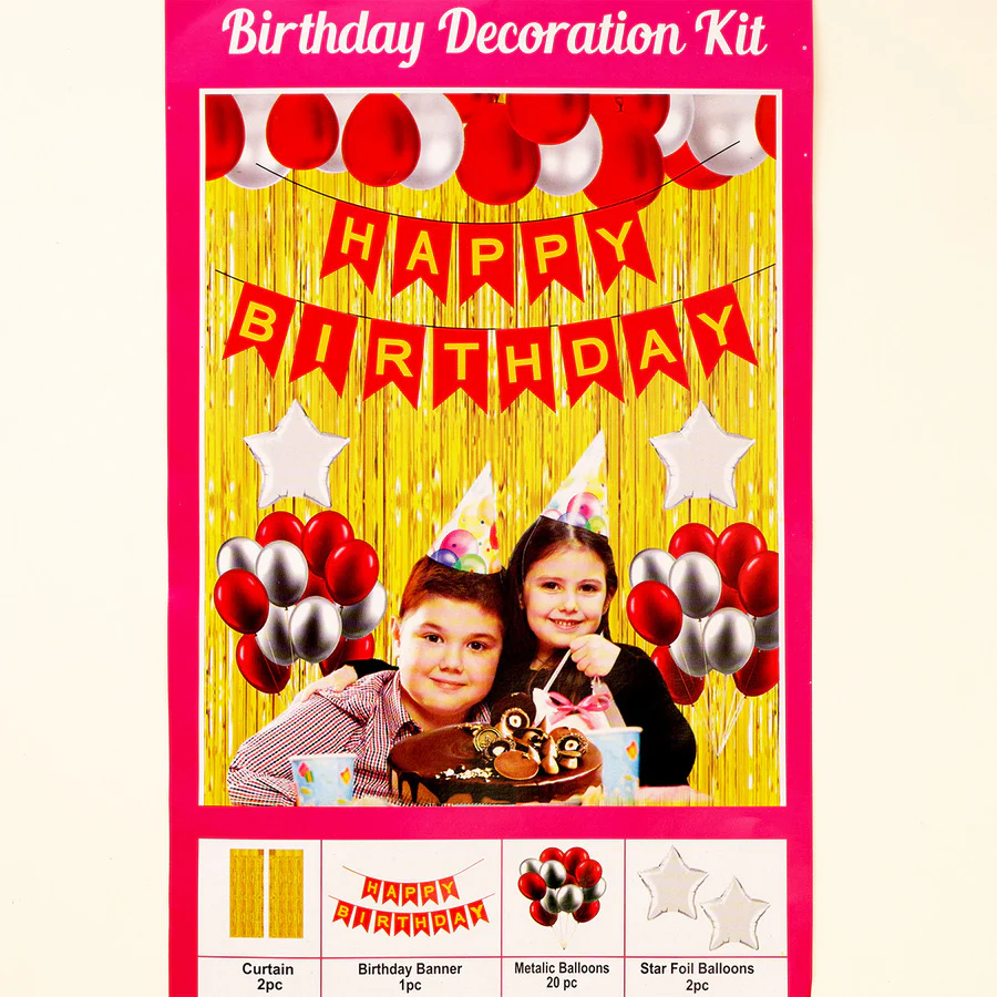 Happy Birthday Decoration Kit - Basic - Image 5