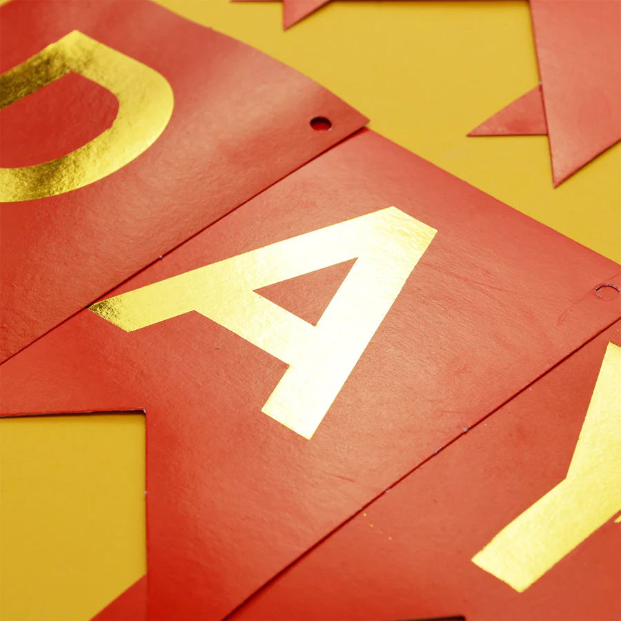 Happy Birthday Foil Banner - Image 2