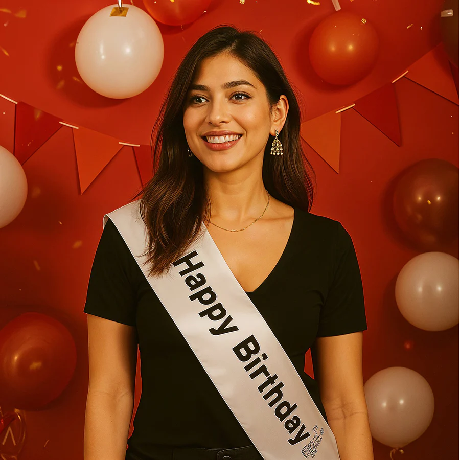 Happy Birthday Sash
