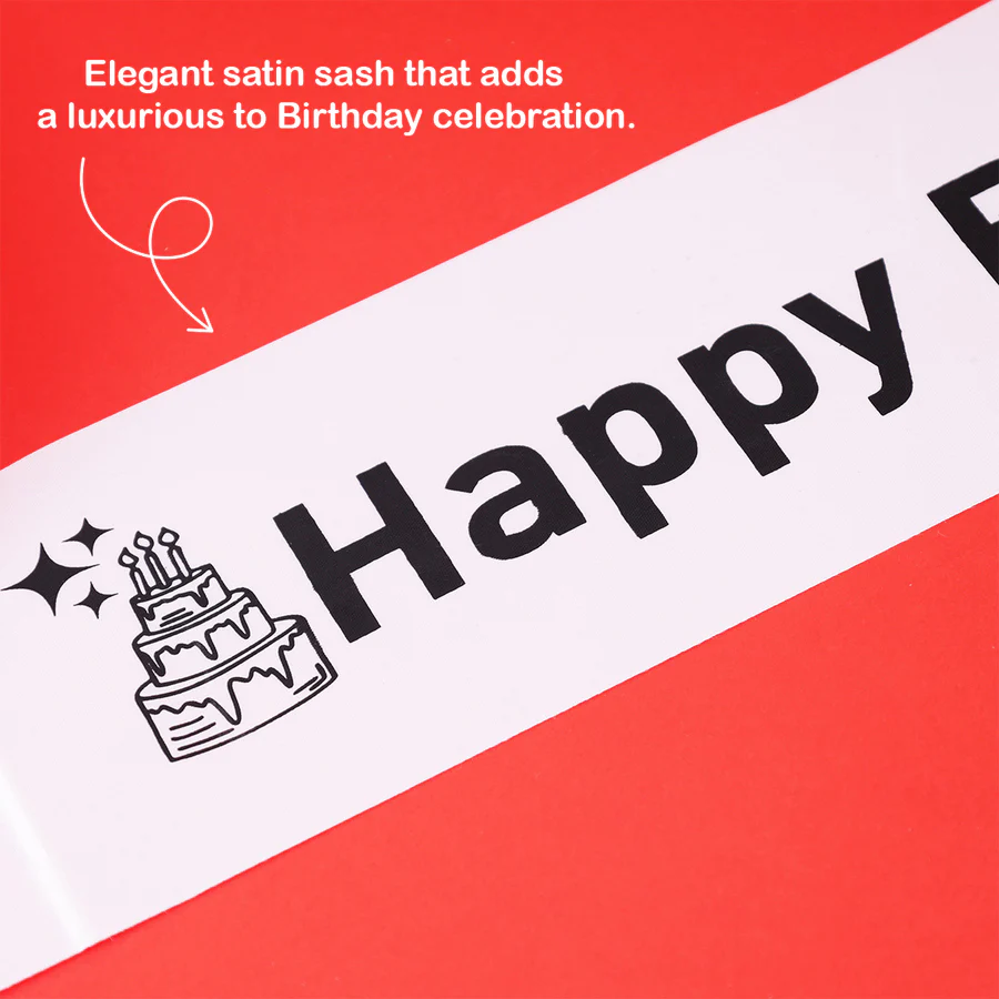Happy Birthday Sash - Image 3