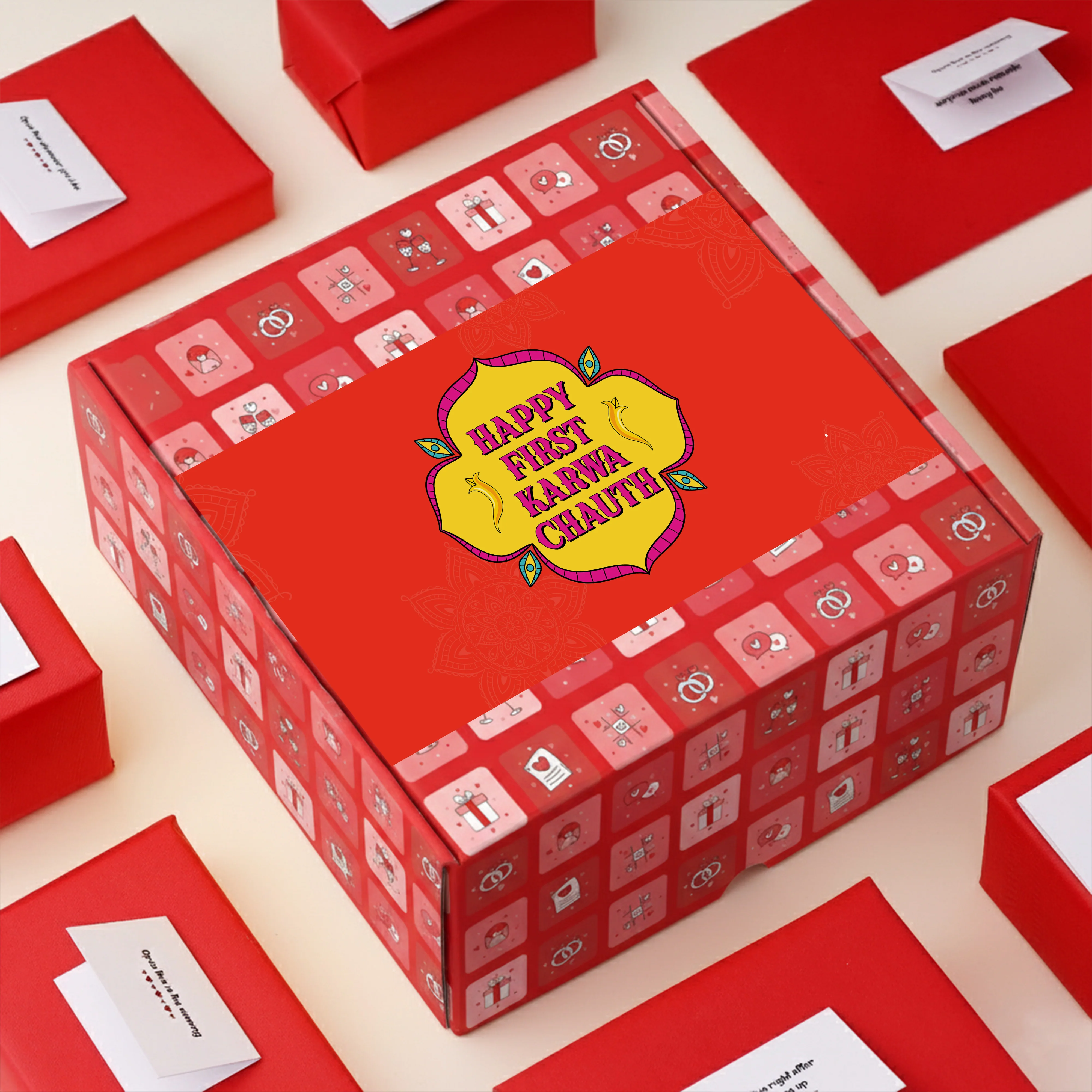 Happy First Karwa Chauth Glitter Hamper - Image 2