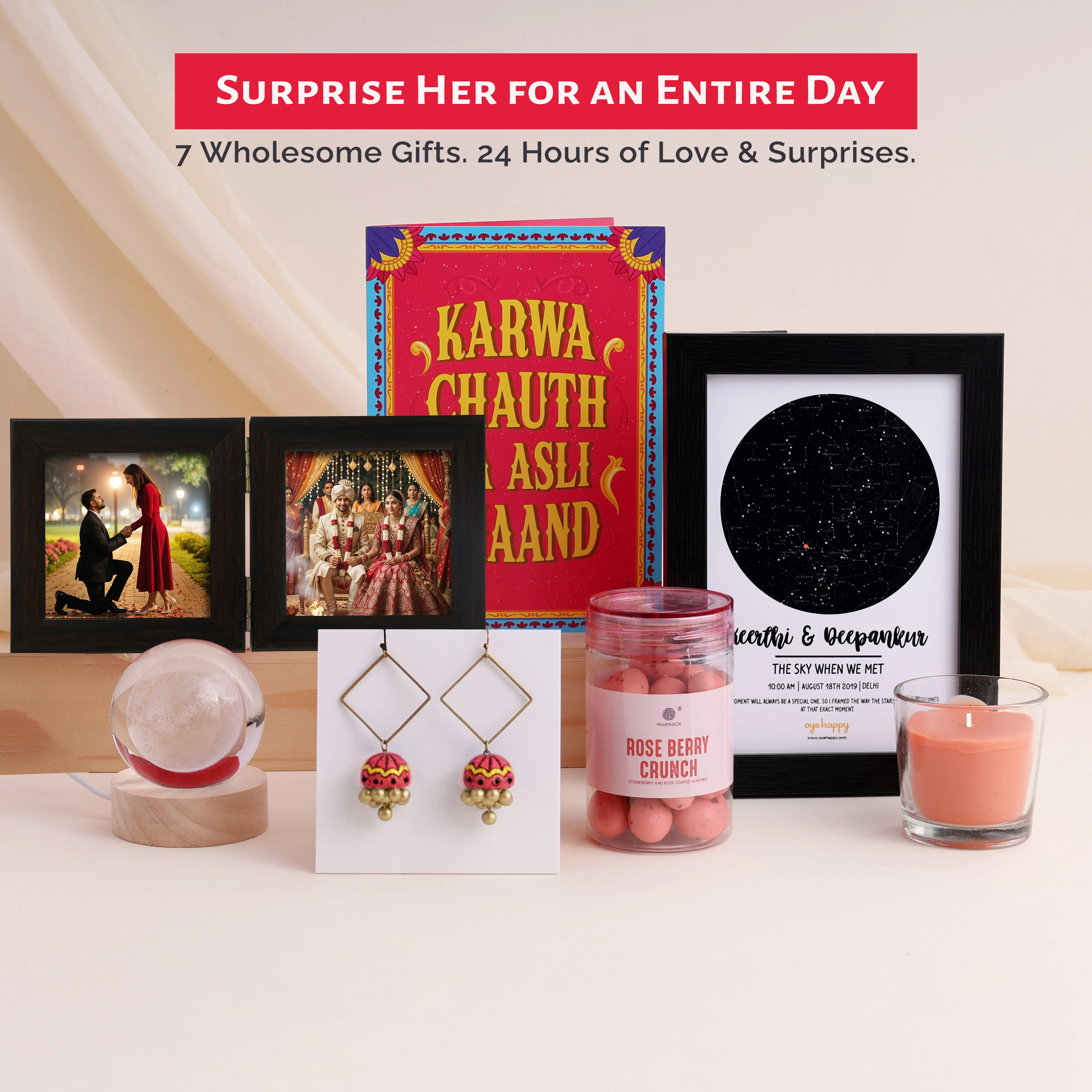 24-Hour Karwa Chauth Glitter Hamper - Image 3