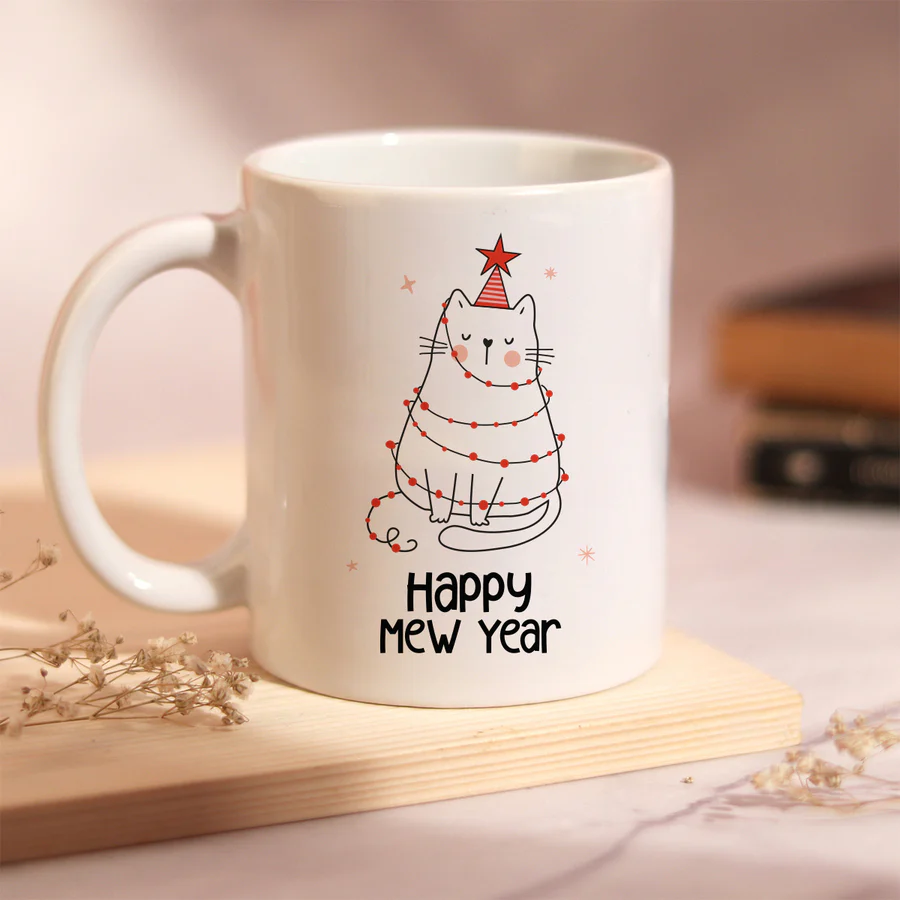 Happy Mew Year Mug - Image 3