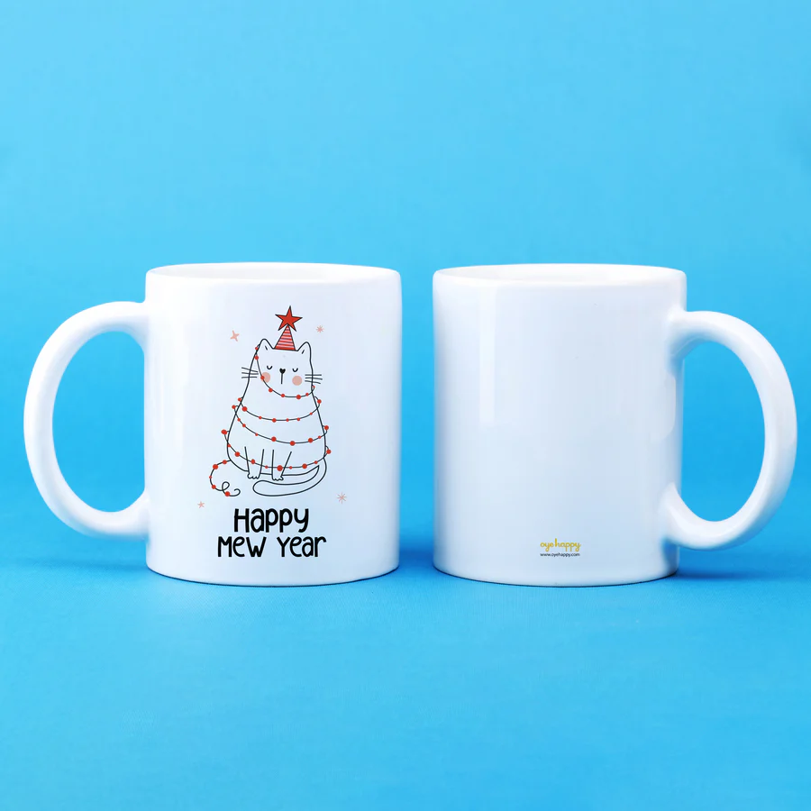 Happy Mew Year Mug - Image 5