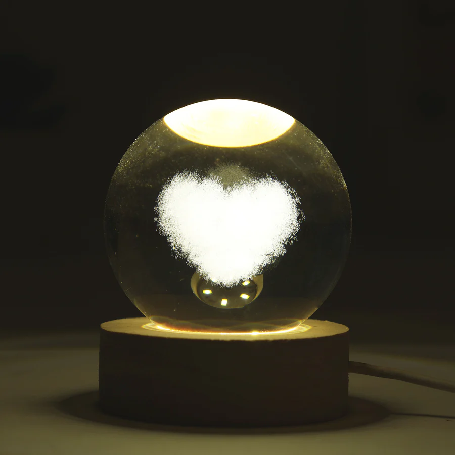 Heart Globe Lamp - Image 2