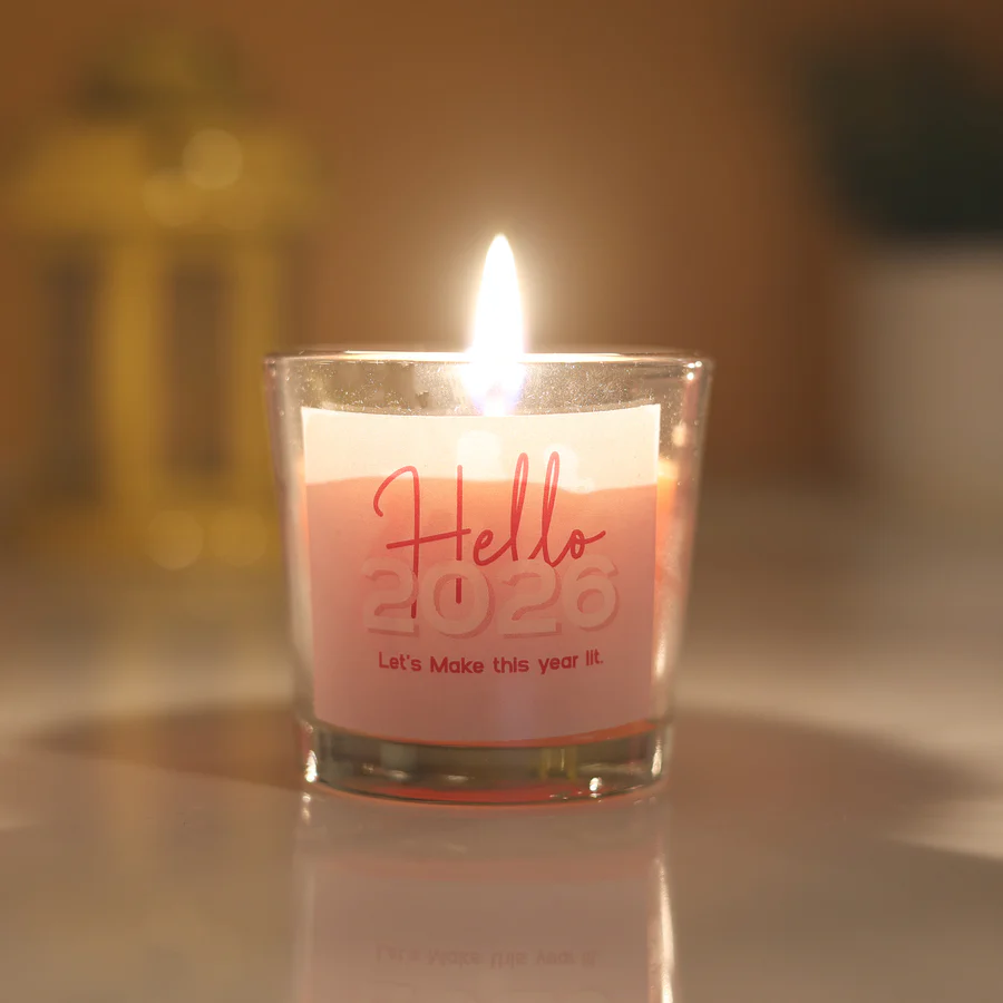 Hello 2026 Candle - Image 2