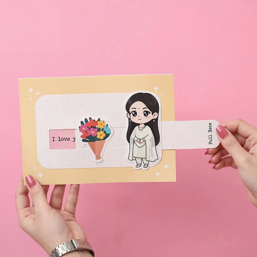I Love You Maa Sliding Card - Image 3