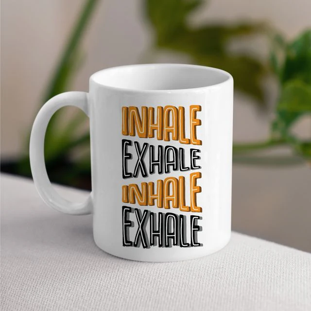 Inhale Exhale Mug - Image 4