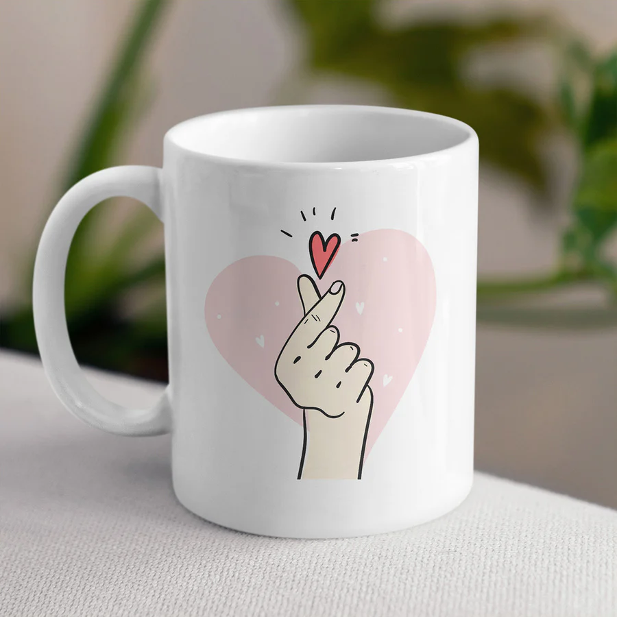 Korean Heart Mug - Image 2