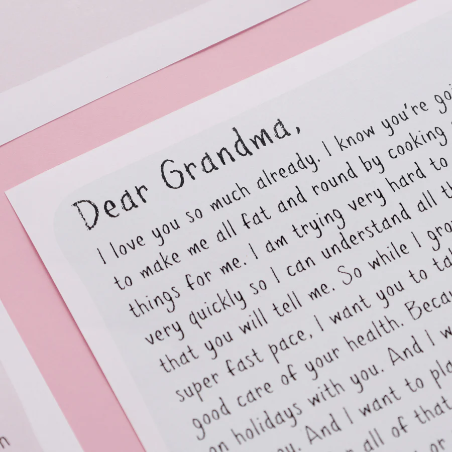 Letter from Baby to family - Image 9
