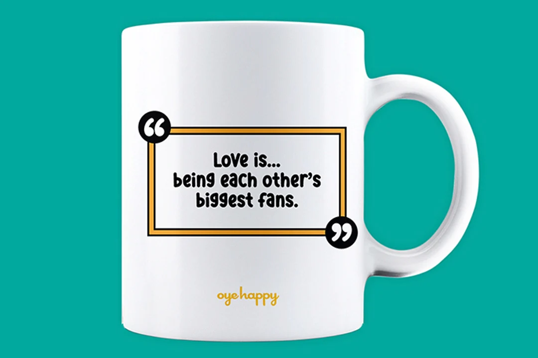 Love is being fans Mug - Image 2