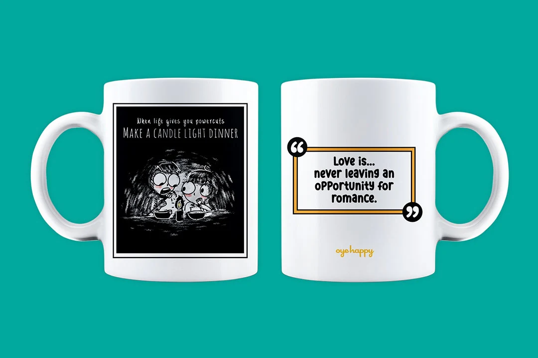 Love is candlelight dinner Mug - Image 3